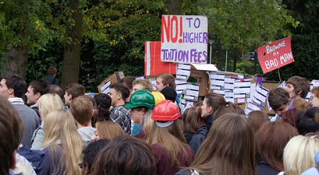 © NUS Studentendemo in GB